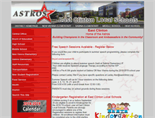 Tablet Screenshot of eastclinton.org